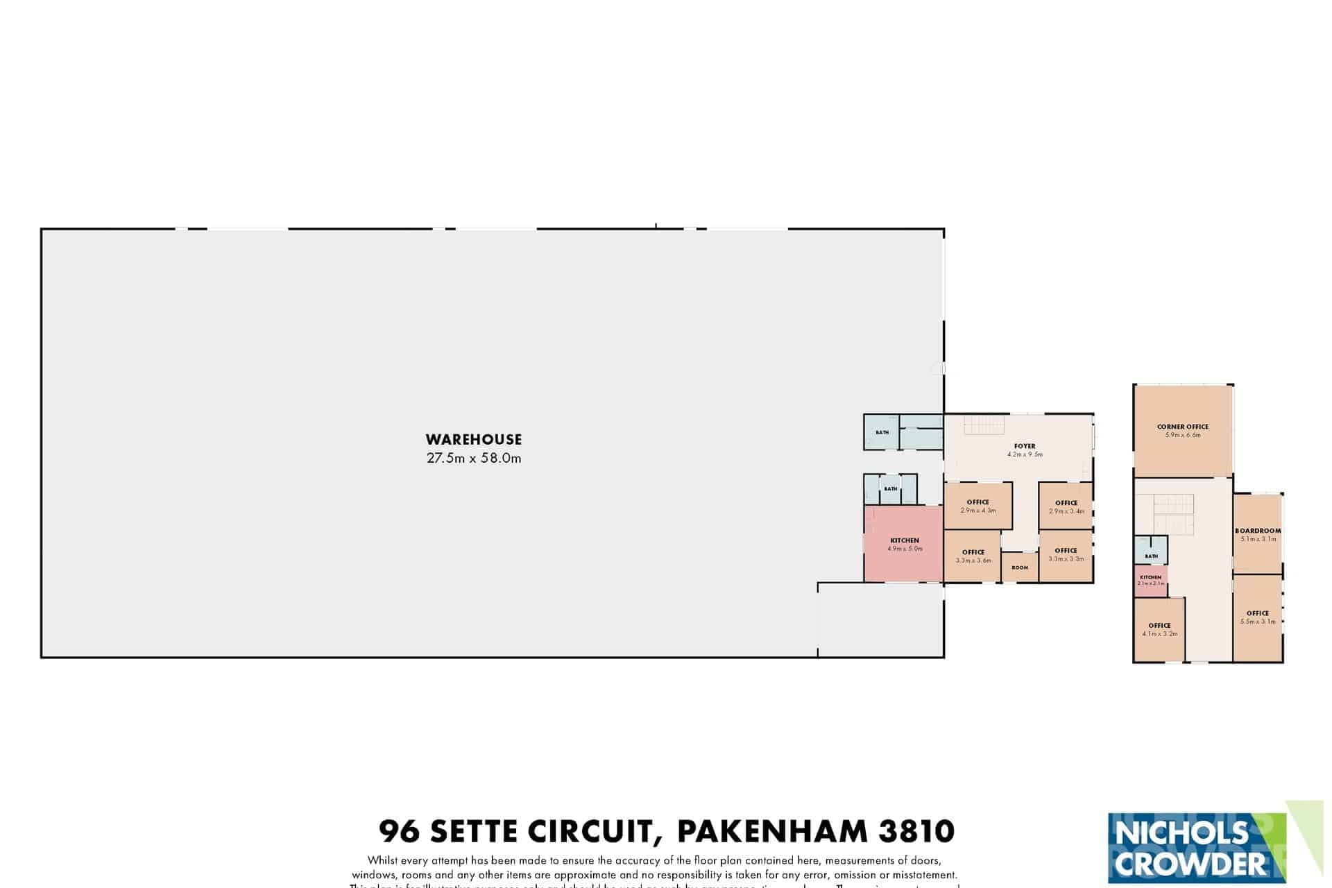 96 Sette Circuit, Pakenham for lease Floor Plan- Image 1 of 8