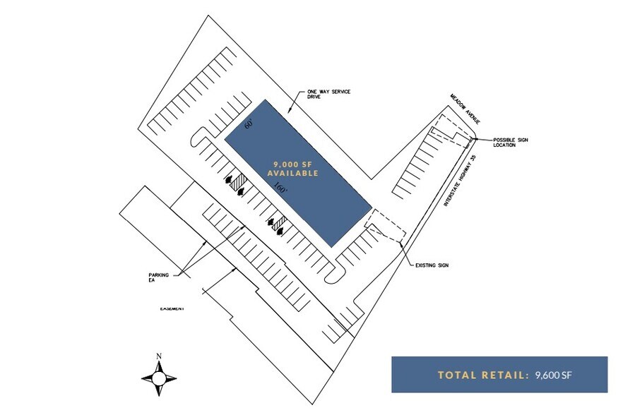 IH 35, New Braunfels, TX for lease - Site Plan - Image 2 of 3