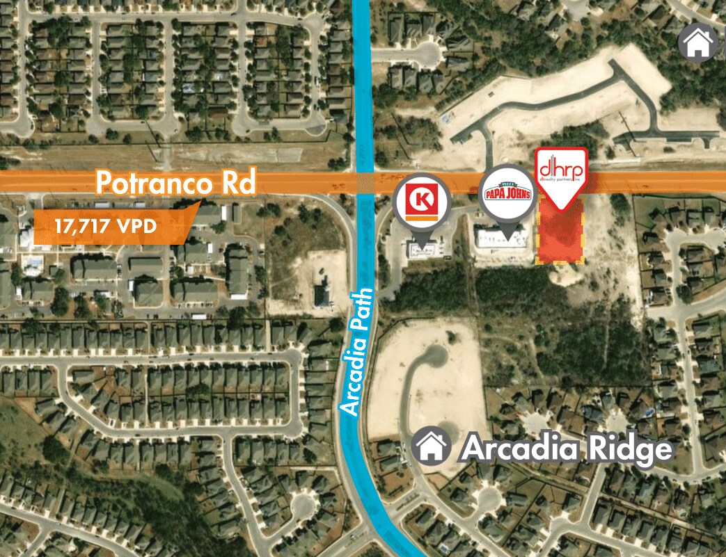 13730 Potranco Rd, San Antonio, TX 78245 ±1.06 AC Commercial Land on