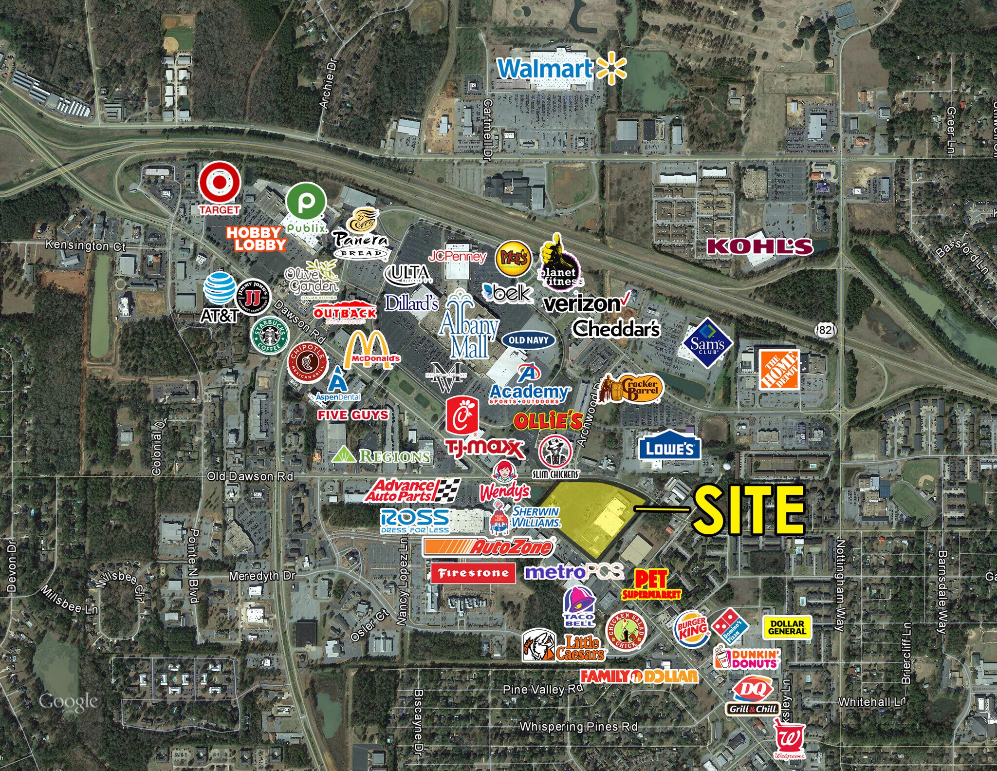 2525 Dawson Rd, Albany, GA for lease Building Photo- Image 1 of 4