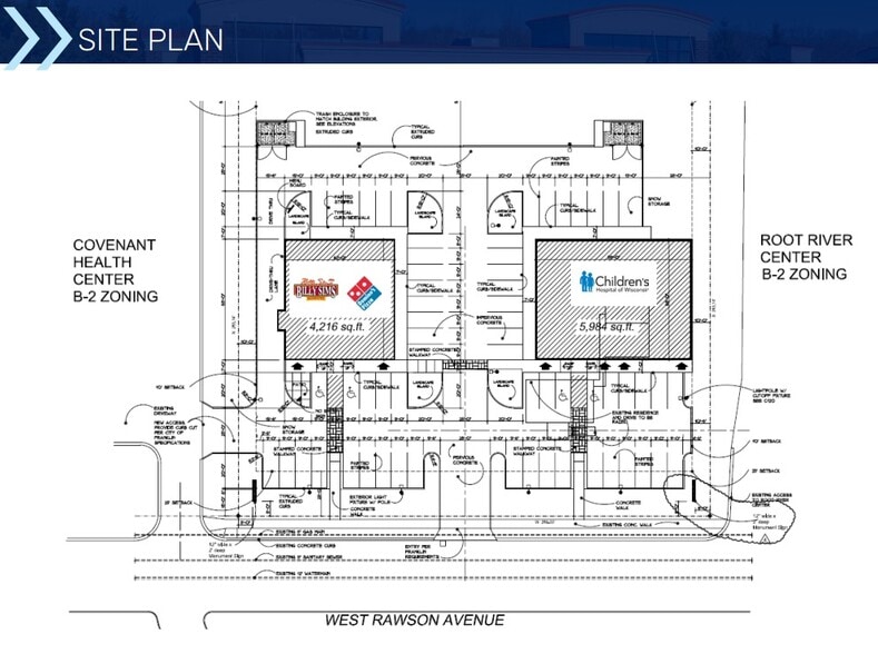 Franklin Commons portfolio of 2 properties for sale on LoopNet.com - Site Plan - Image 3 of 3