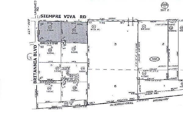 7685 Siempre Viva Rd, San Diego, CA for lease - Plat Map - Image 2 of 5