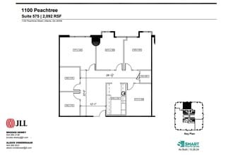 1100 Peachtree St NE, Atlanta, GA for lease Floor Plan- Image 1 of 1