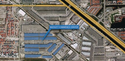 9202-9292 NW 101st St, Medley, FL - AERIAL map view