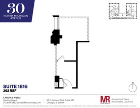 30 N Michigan Ave, Chicago, IL for lease Floor Plan- Image 1 of 4