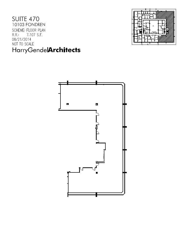 10101 Fondren Rd, Houston, TX for lease Floor Plan- Image 1 of 1