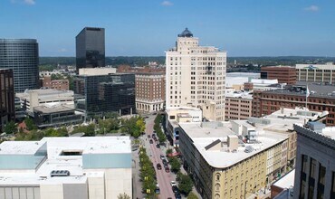 77 Monroe Center St NW, Grand Rapids, MI for lease Aerial- Image 2 of 2