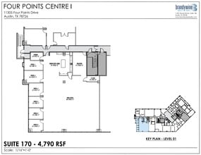 11305 Four Points Dr, Austin, TX for lease Floor Plan- Image 1 of 1