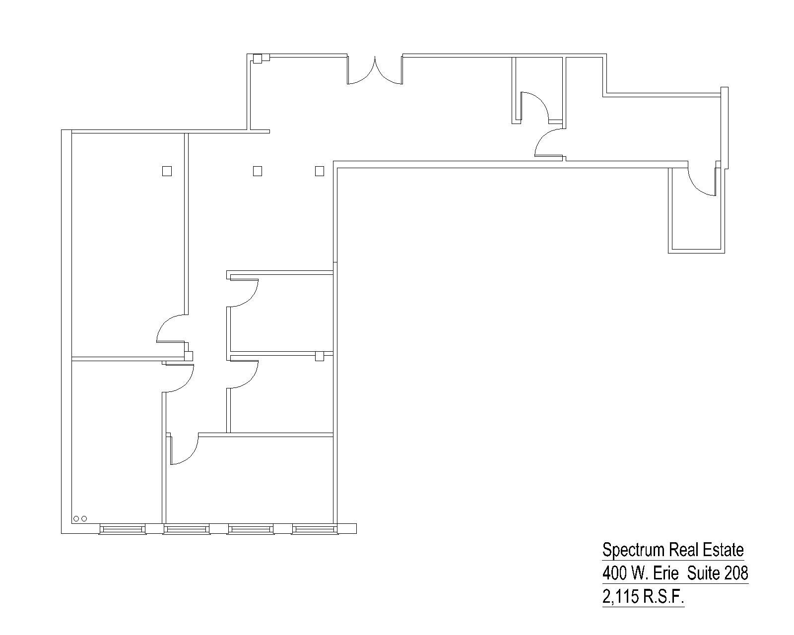 400 W Erie St, Chicago, IL for lease Floor Plan- Image 1 of 1