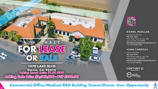 More details for 1970 Lake Blvd, Davis, CA - Office for Lease