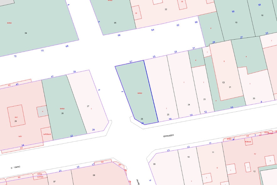 Land in Alcanar, Tarragona for sale - Plat Map - Image 3 of 3