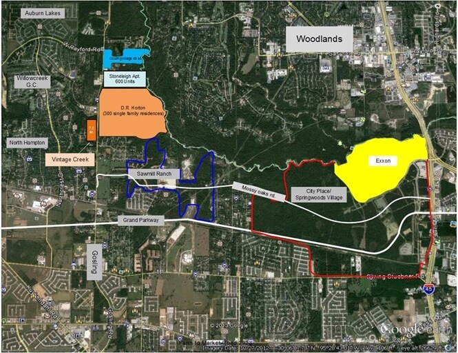 23923 Gosling Rd, Spring, TX for sale Aerial- Image 1 of 1