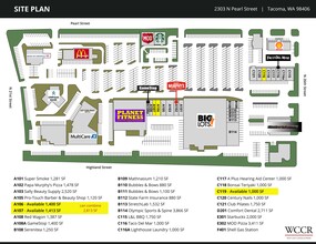 2101-2405 N Pearl St, Tacoma, WA for lease Site Plan- Image 1 of 1