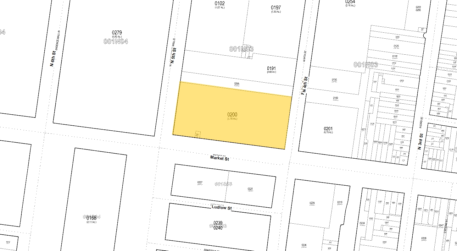 101 N Independence Mall E, Philadelphia, PA for sale Plat Map- Image 1 of 1