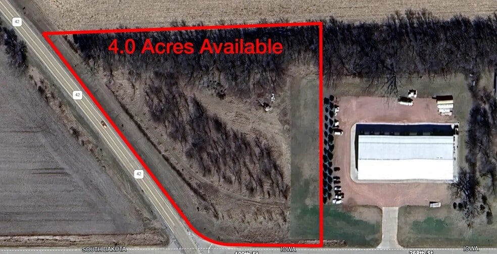 48526 268th St, Valley Springs, SD for sale - Aerial - Image 2 of 5