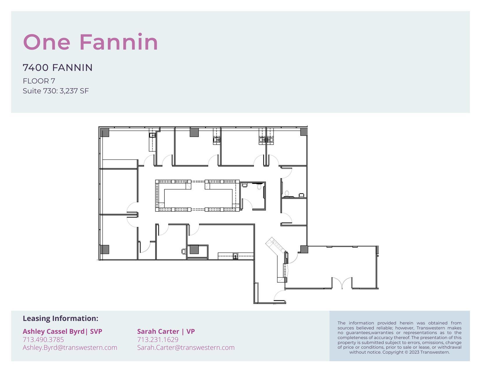 7400 Fannin St, Houston, TX for lease Floor Plan- Image 1 of 1