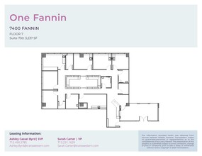 7400 Fannin St, Houston, TX for lease Floor Plan- Image 1 of 1