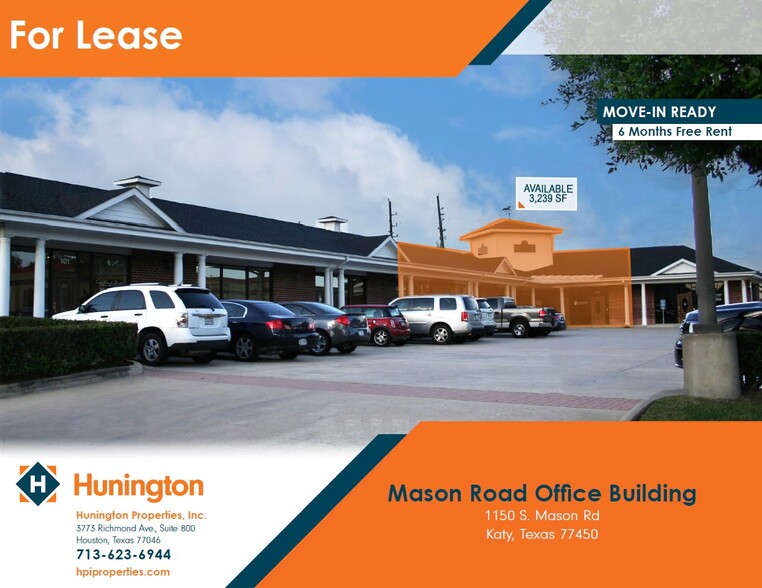 1150 S Mason Rd, Katy, TX for lease - Building Photo - Image 1 of 1