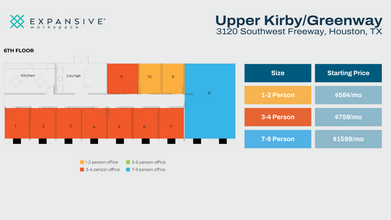 3120 Southwest Fwy, Houston, TX for lease Floor Plan- Image 1 of 4