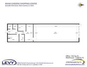4500-4698 NW 183rd St, Miami Gardens, FL for lease Floor Plan- Image 2 of 12