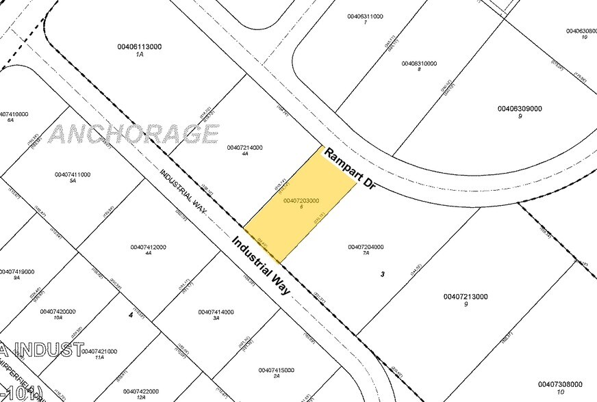 383 Industrial Way, Anchorage, AK for sale - Plat Map - Image 1 of 1