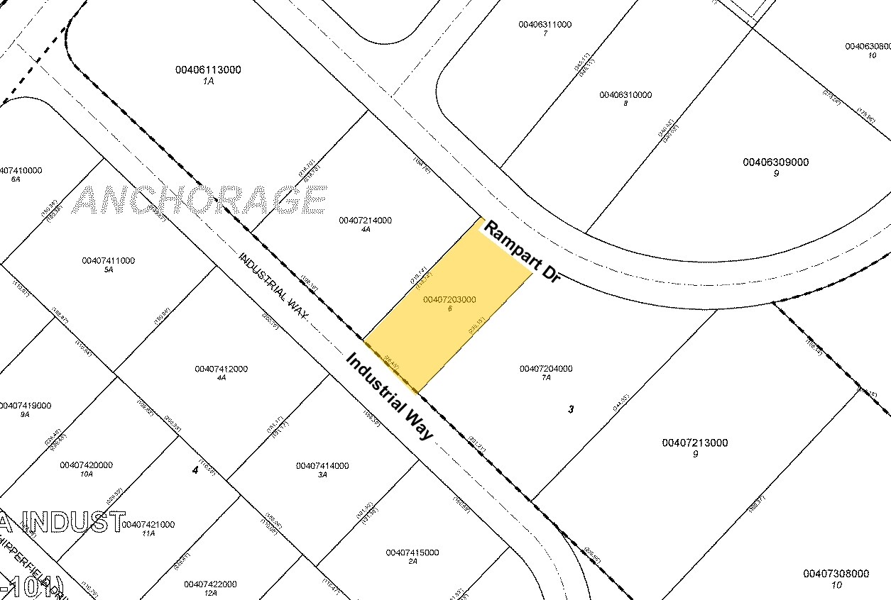 383 Industrial Way, Anchorage, AK for sale Plat Map- Image 1 of 1