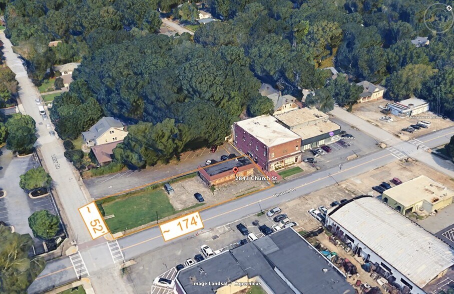 1440 Cherry St, East Point, GA for lease - Aerial - Image 2 of 3
