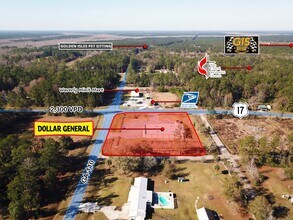 24298 US Highway 17, Waverly, GA - AERIAL  map view