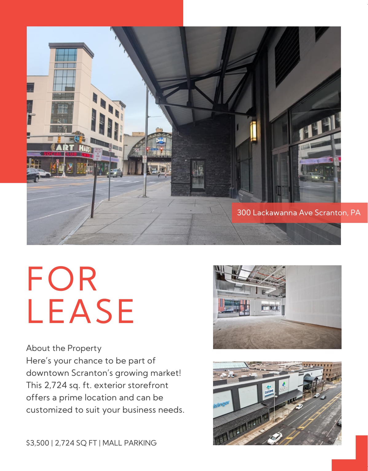 300 Lackawanna Ave, Scranton, PA for lease Building Photo- Image 1 of 16