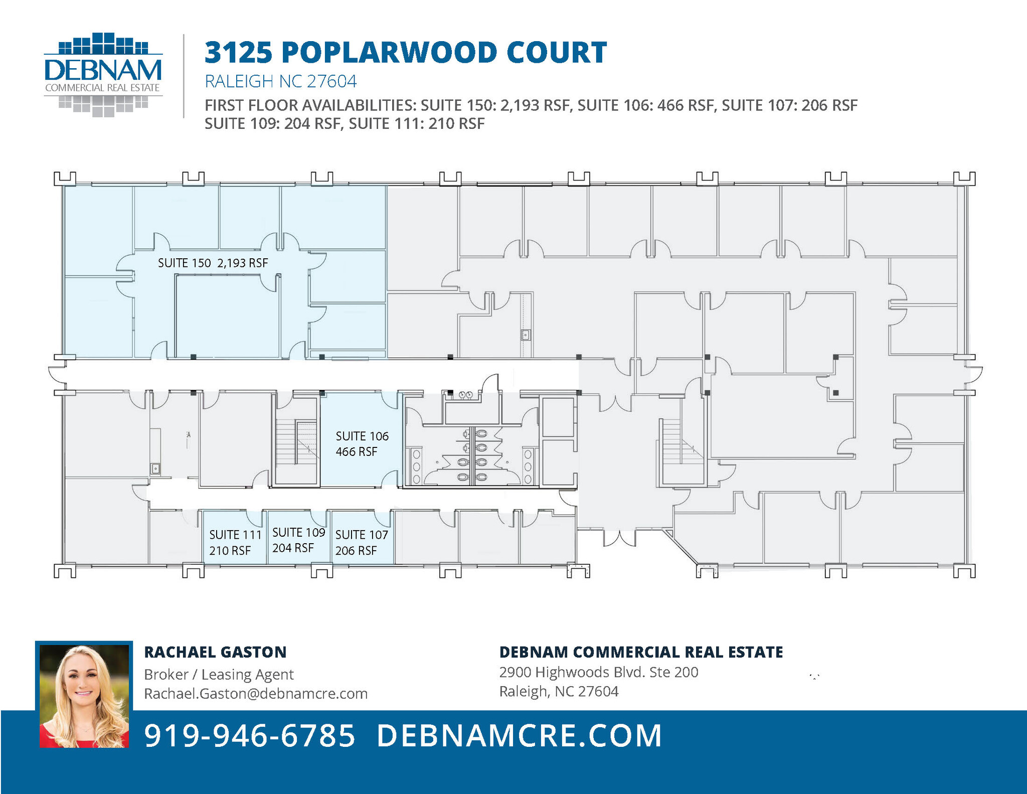 3125 Poplarwood Ct, Raleigh, NC for lease Floor Plan- Image 1 of 1