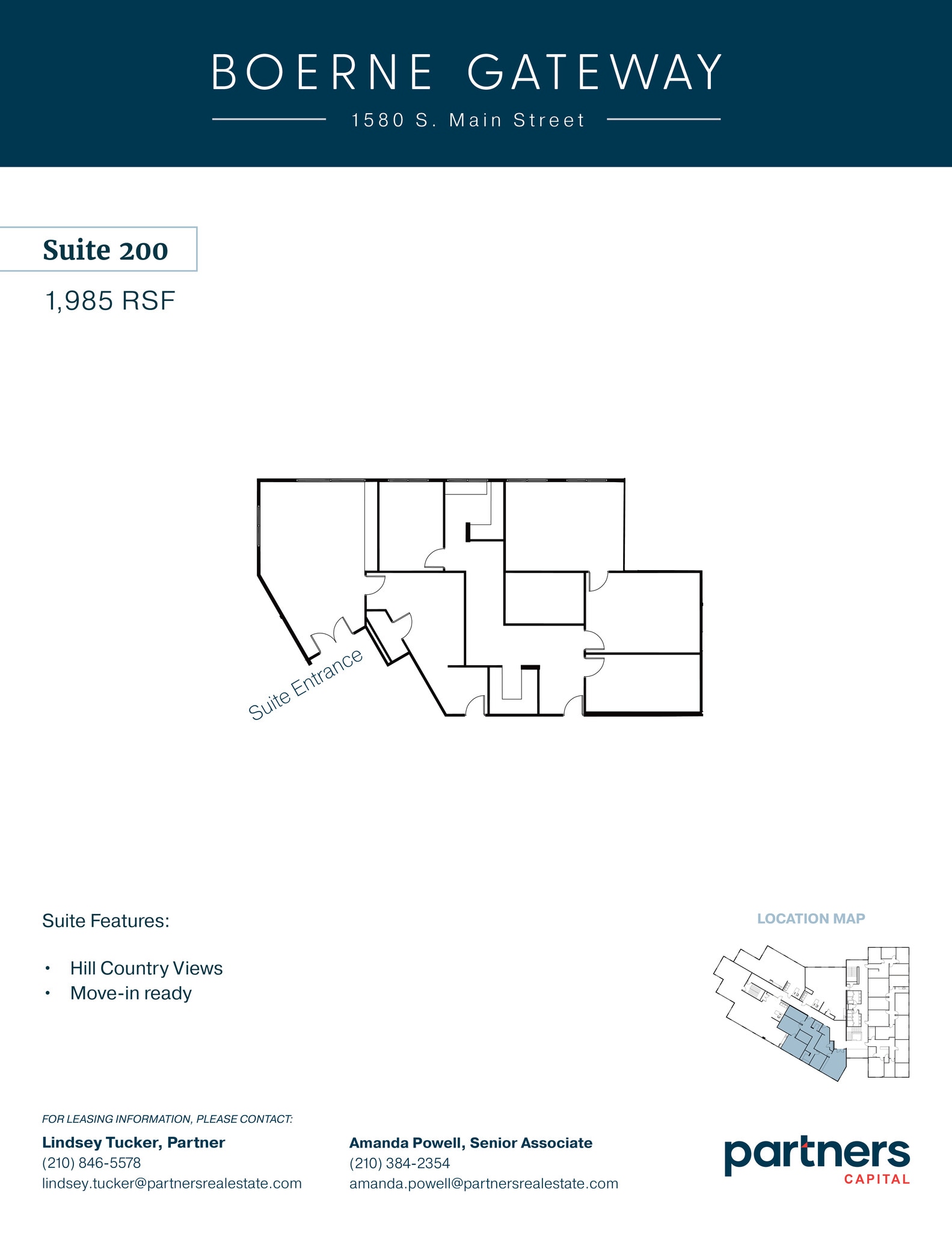 1580 S Main St, Boerne, TX for lease Floor Plan- Image 1 of 1
