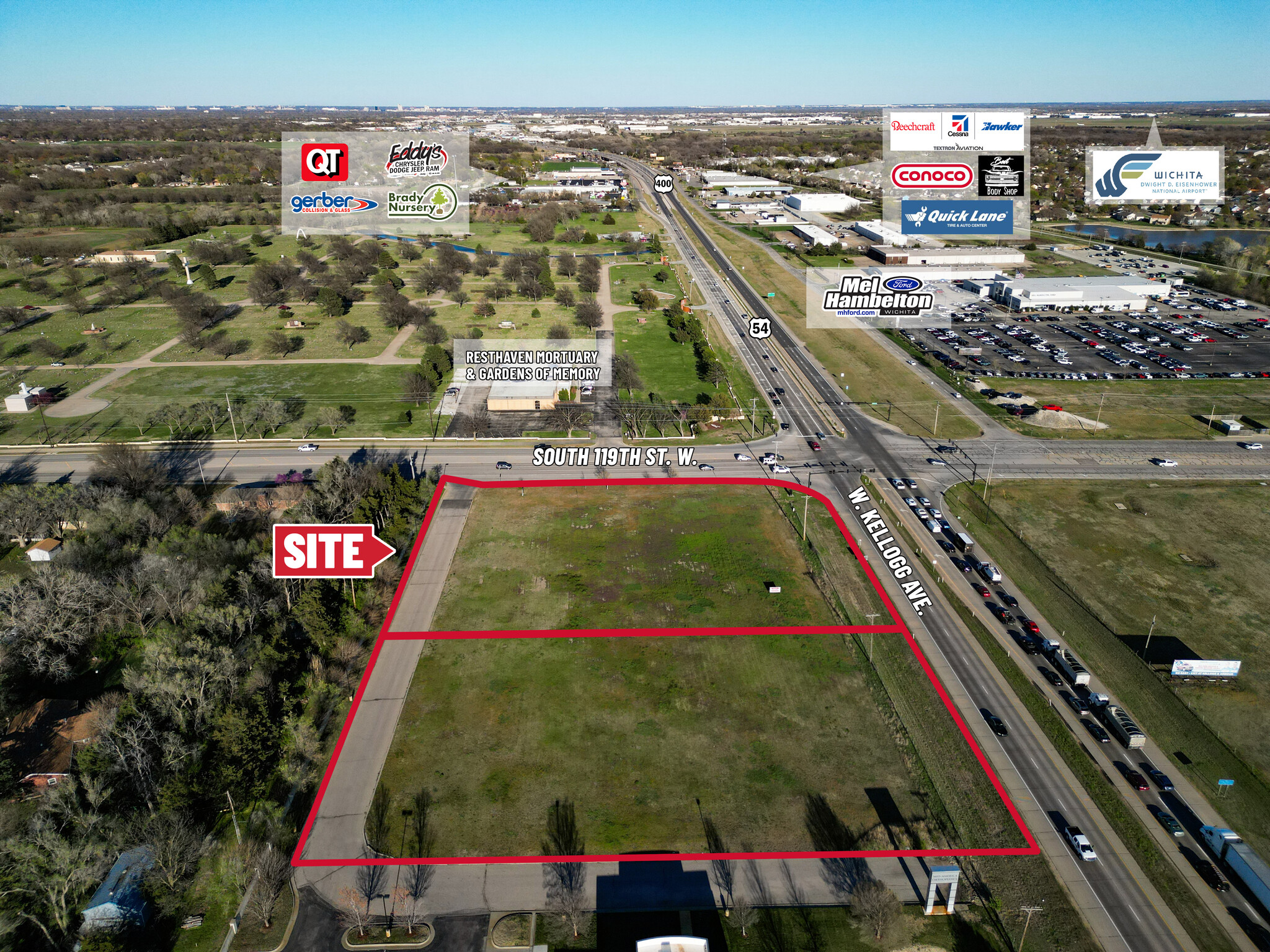 Kellogg Rd & 119th St, Wichita, KS for sale Building Photo- Image 1 of 6