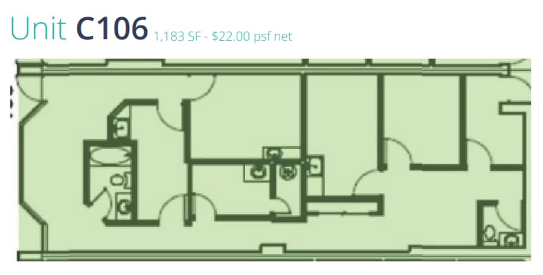 205 E Oxford St, London, ON for lease Floor Plan- Image 1 of 1