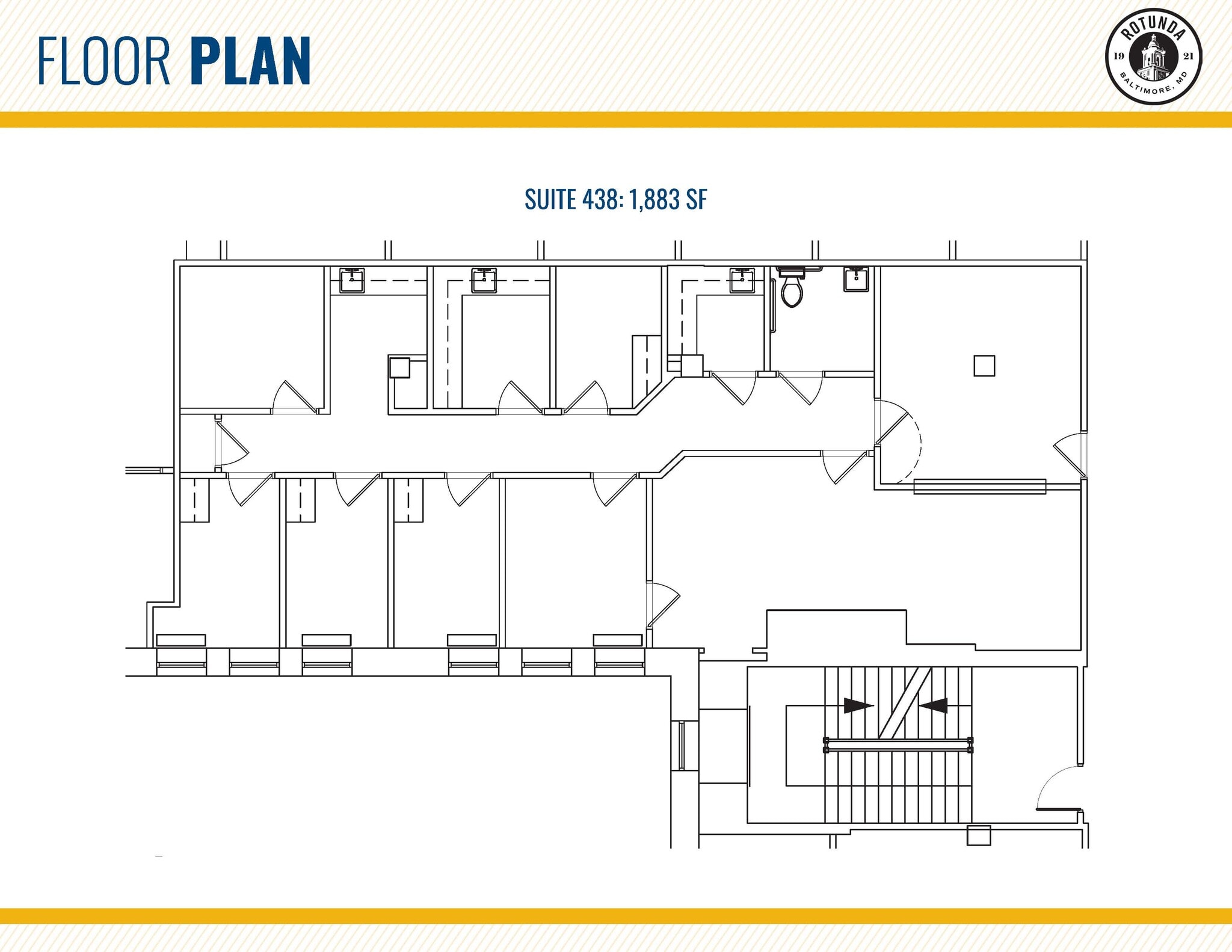 711 W 40th St, Baltimore, MD for lease Floor Plan- Image 1 of 1