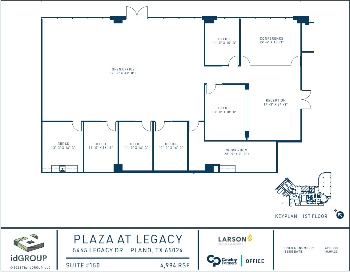 5465 Legacy Dr, Plano, TX for lease Floor Plan- Image 1 of 6