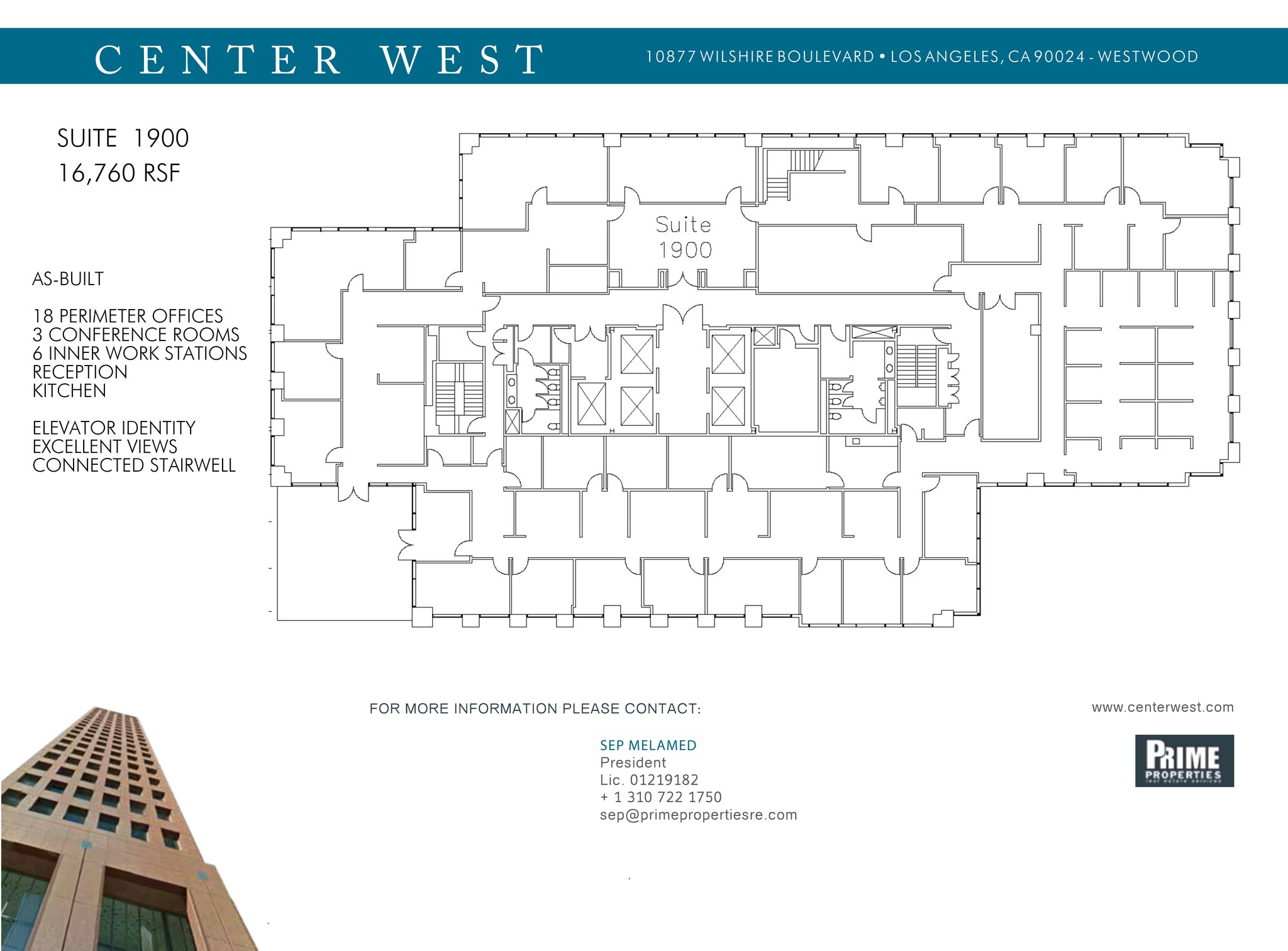 10877 Wilshire Blvd, Los Angeles, CA for lease Site Plan- Image 1 of 1