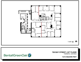 700 Bay St, Toronto, ON for lease Floor Plan- Image 1 of 1