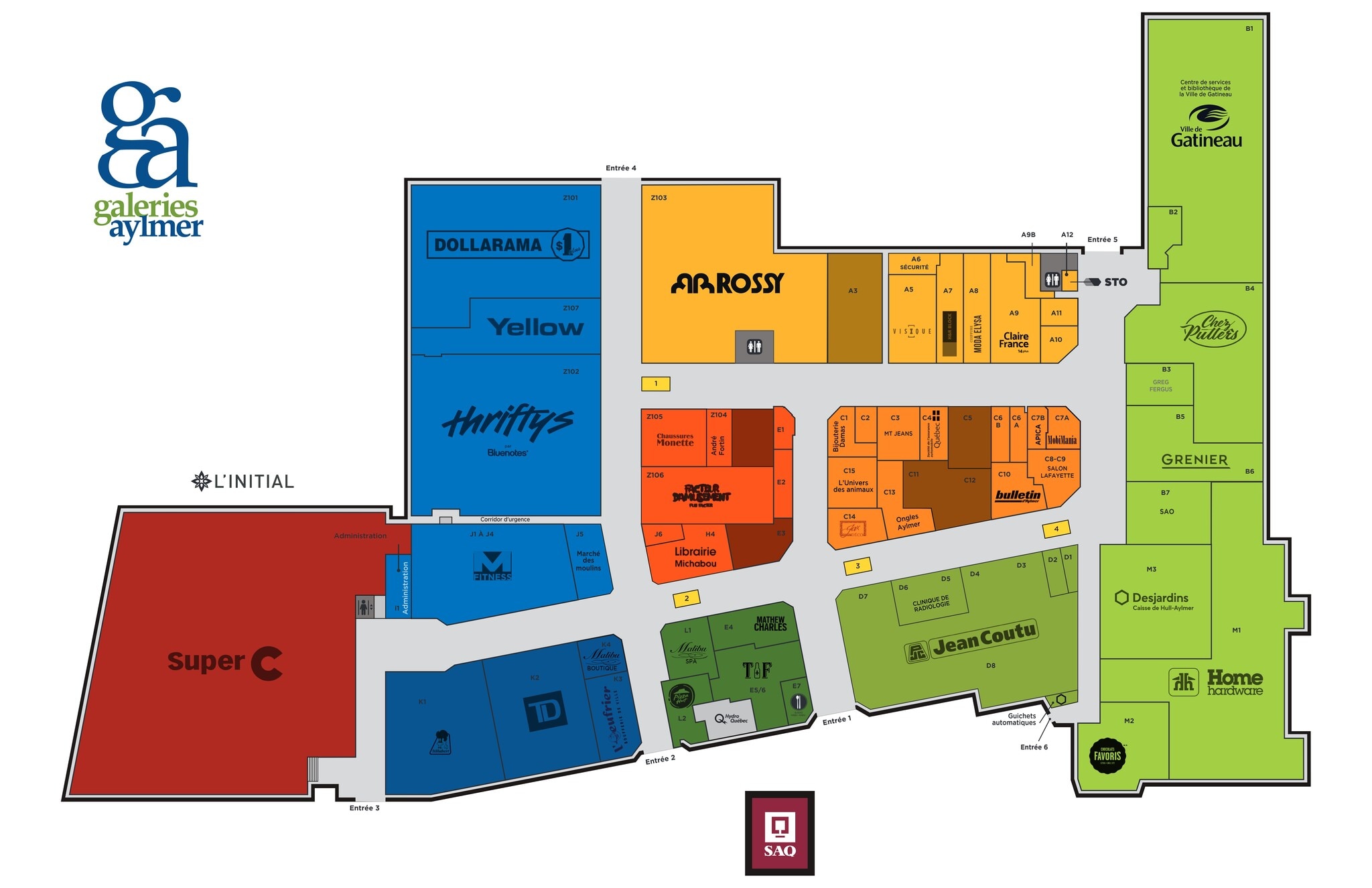 181-185 Rue Principale, Gatineau, QC for lease Site Plan- Image 1 of 2