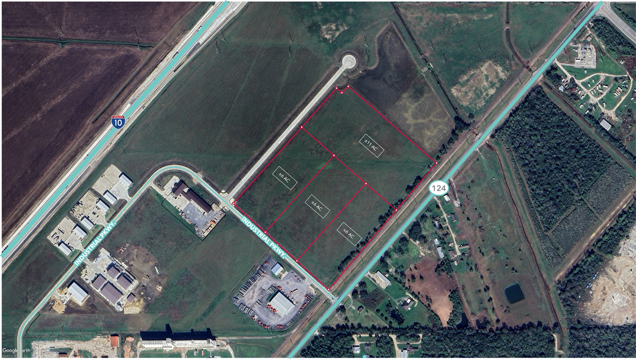 8145 Industrial Parkway, Beaumont, TX for sale Aerial- Image 1 of 4