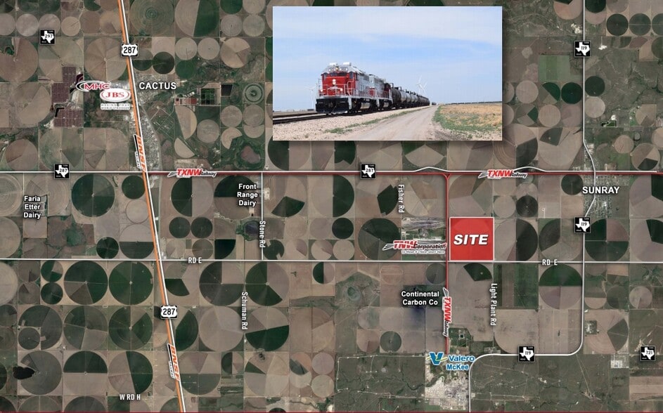 SWC Of Light Plant Rd & Rd D, Dumas, TX for lease - Plat Map - Image 2 of 5
