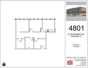 4801 W Peterson Ave, Chicago, IL for lease Floor Plan- Image 1 of 7