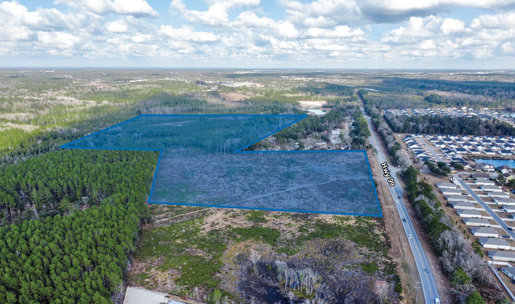5133 & 5145 Highway 99, Brunswick, GA for lease Aerial- Image 1 of 5