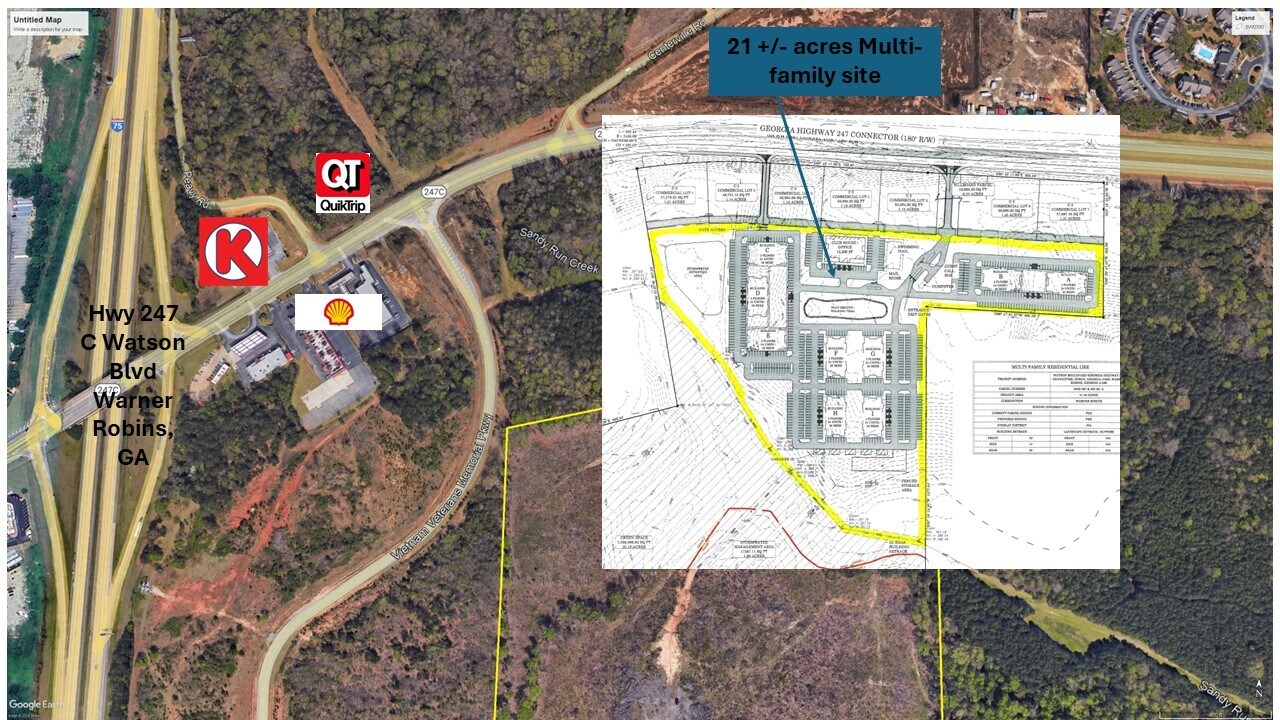 Hwy 247 C, Warner Robins, GA for sale Aerial- Image 1 of 1