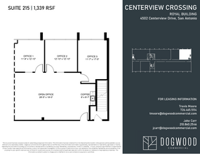 4538 Centerview Dr, San Antonio, TX for lease Floor Plan- Image 1 of 1