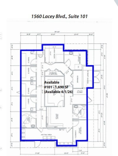450 Kings County Dr, Hanford, CA for lease Floor Plan- Image 1 of 1