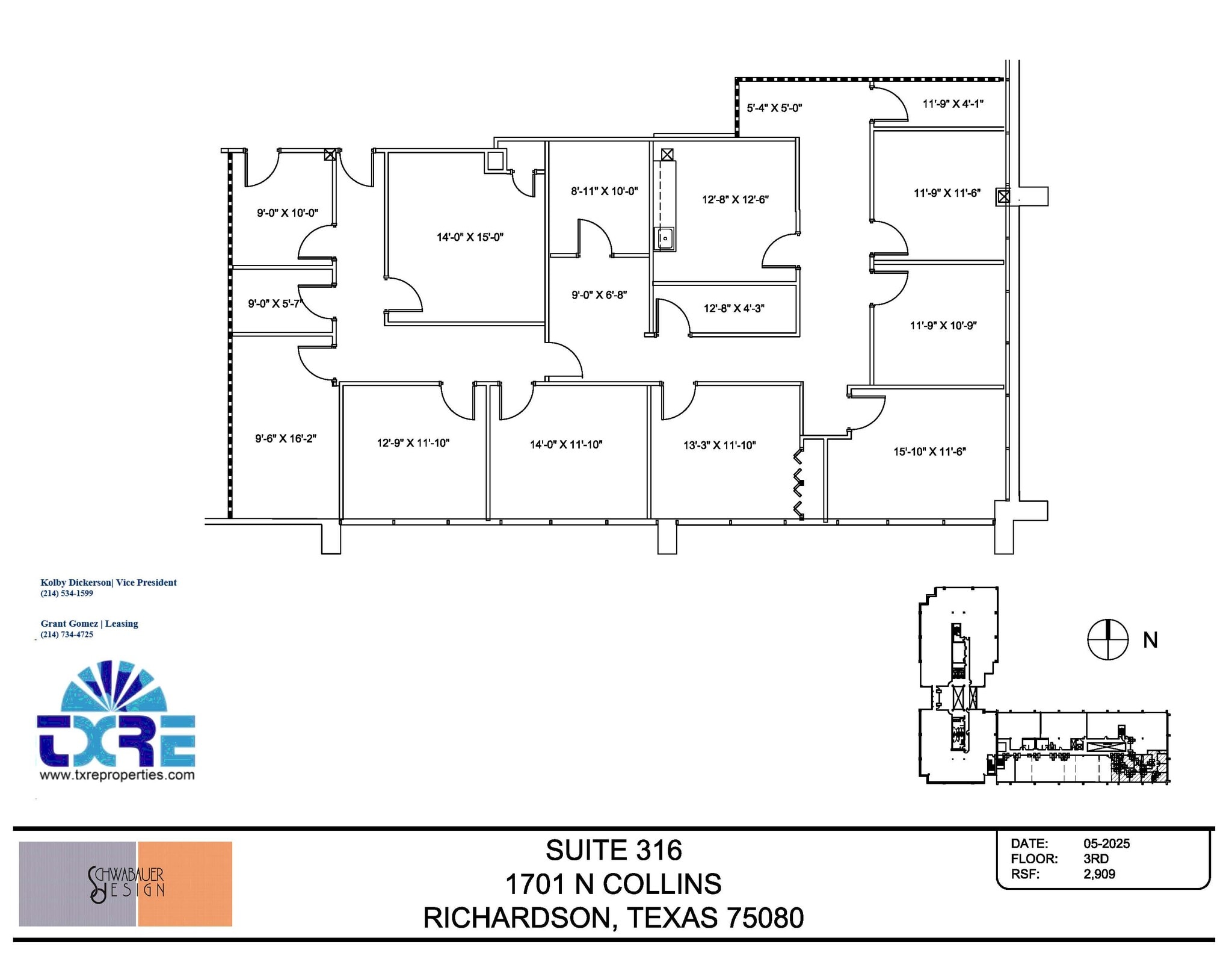 1701 N Collins Blvd, Richardson, TX for lease Floor Plan- Image 1 of 1
