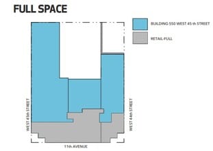 600 11th Ave, New York, NY for lease Floor Plan- Image 2 of 3