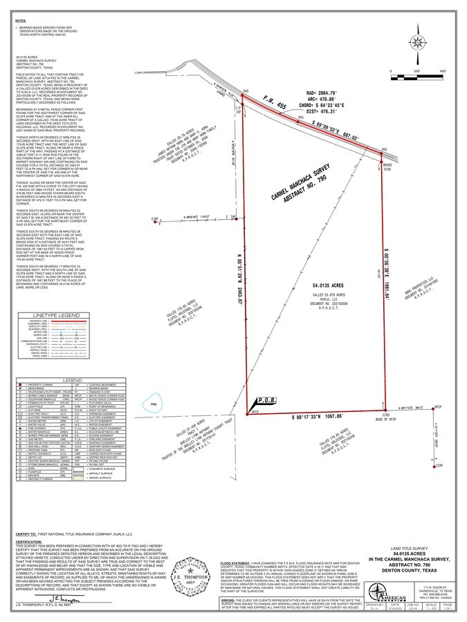FM 455 E, Sanger, TX 76266 Land for Sale