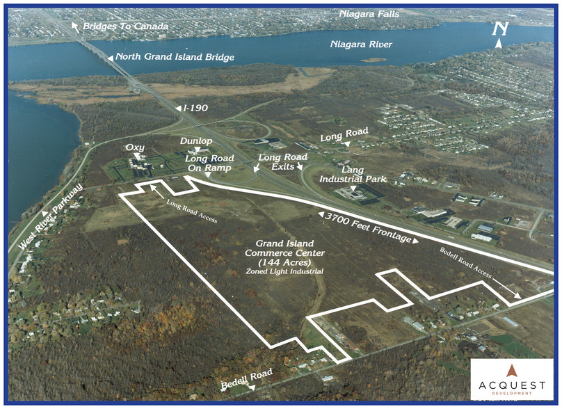 I-190 & Long Rd, Grand Island, NY for sale - Aerial - Image 1 of 3