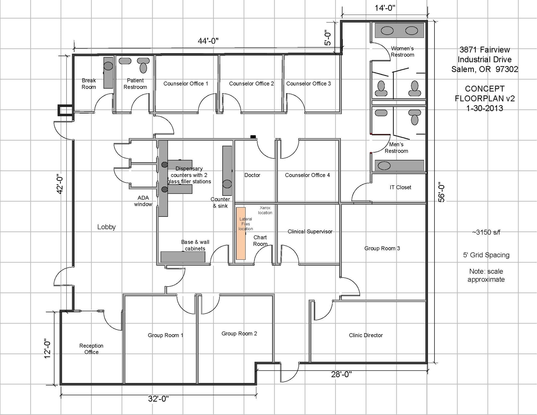 3871 Fairview Industrial Dr SE, Salem, OR for lease Floor Plan- Image 1 of 1